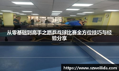 从零基础到高手之路乒乓球比赛全方位技巧与经验分享